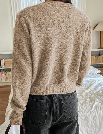 Cardigan SHEIN, maro