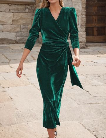 Rochie lunga SHEIN, verde