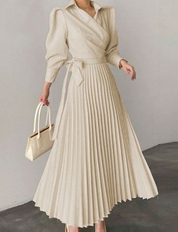 Rochie lunga SHEIN, crem
