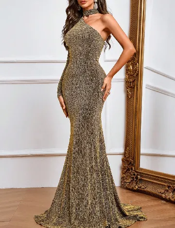 Rochie lunga SHEIN, auriu