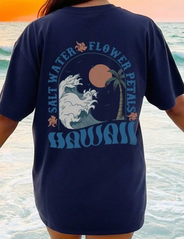 Tricou SHEIN, bleumarin