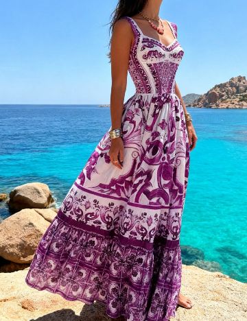 Rochie lunga SHEIN, mov