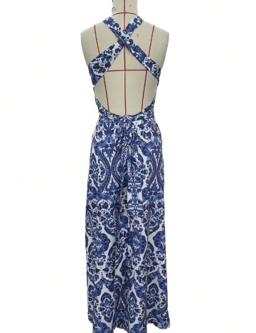 Rochie lunga SHEIN, albastru