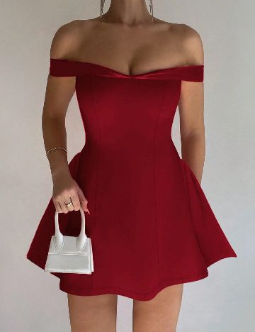 Rochie scurta SHEIN, rosu