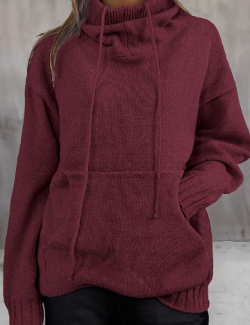 Pulover SHEIN CURVE, roz