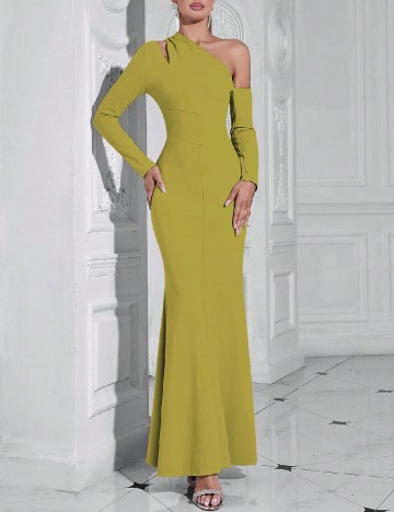 Rochie lunga SHEIN, verde