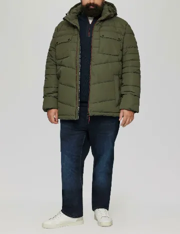 Geaca s.Oliver Plus Size Men, verde