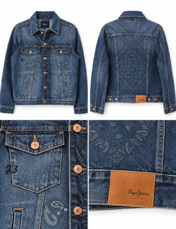 Jacheta Pepe Jeans, albastru