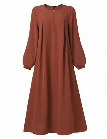 Rochie lunga SHEIN, maro