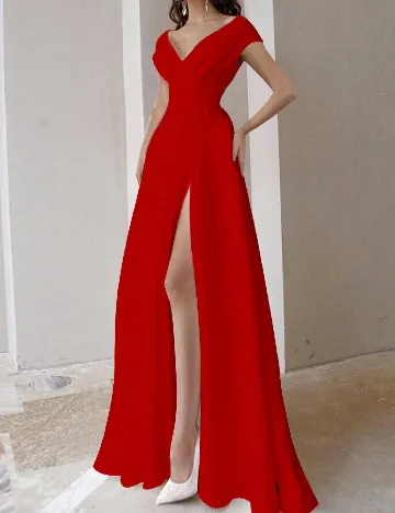 Rochie lunga SHEIN, rosu