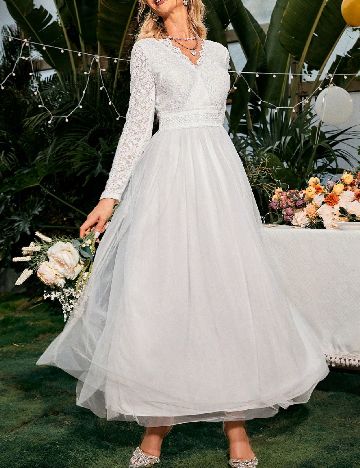 Rochie lunga SHEIN, alb