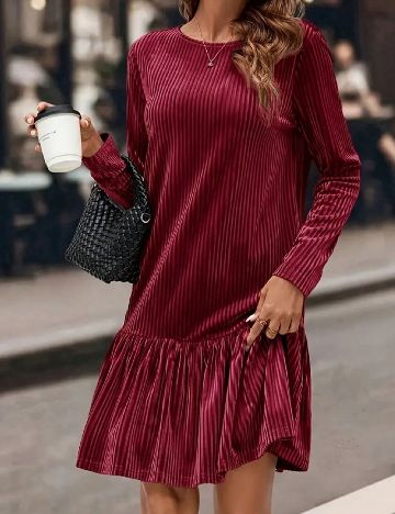 Rochie scurta SHEIN, visiniu