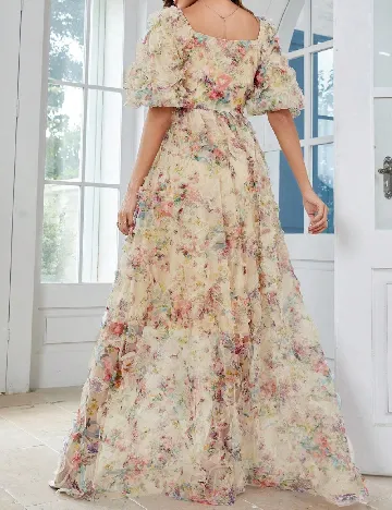 Rochie lunga Toleen, mix culori