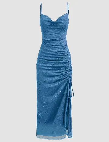 Rochie lunga SHEIN, albastru