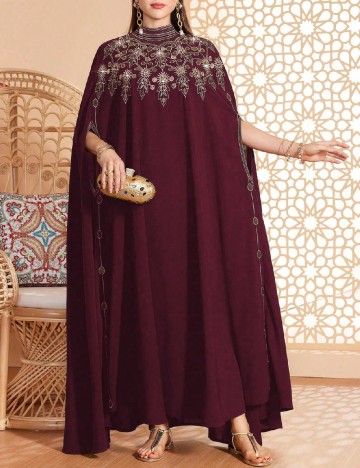 Rochie lunga Toleen, visiniu