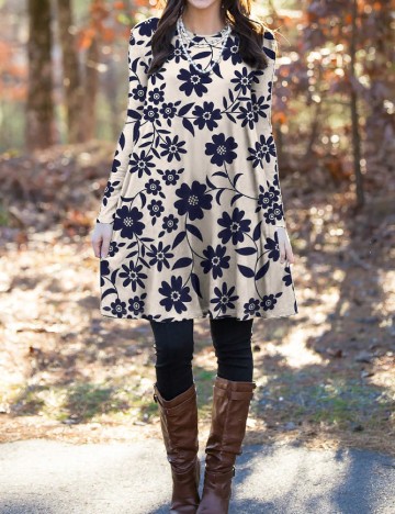 Rochie scurta SHEIN, bleumarin/alb