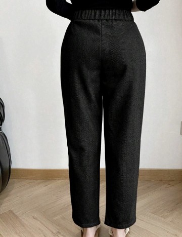 Pantaloni SHEIN CURVE, negru