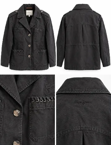 Jacheta Pepe Jeans, negru