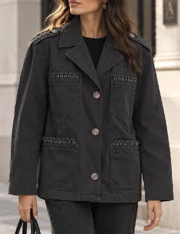 Jacheta Pepe Jeans, negru
