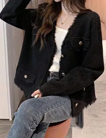 Cardigan Alicedudu, negru
