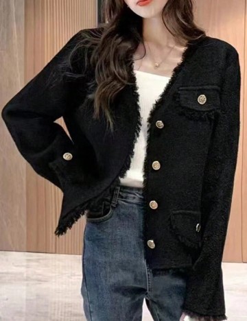 Cardigan Alicedudu, negru