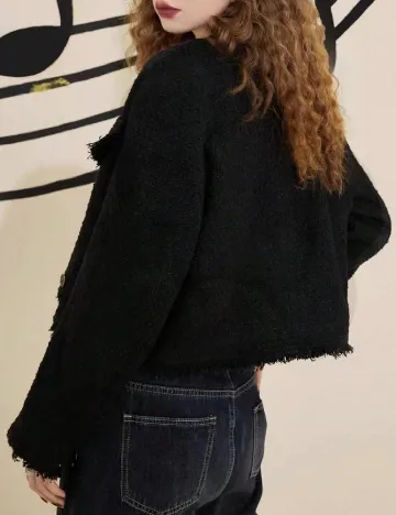Cardigan Alicedudu, negru