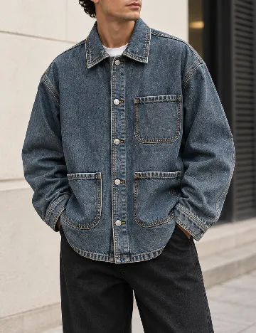 Jacheta Pepe Jeans, albastru
