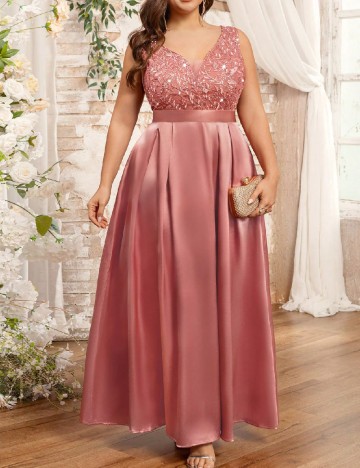 Rochie lunga MISSMAY Plus Size, roz