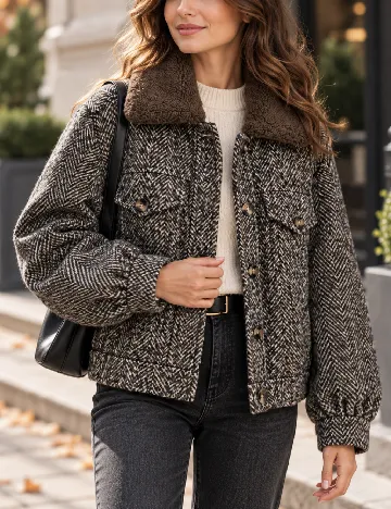Jacheta Pepe Jeans, mix culori