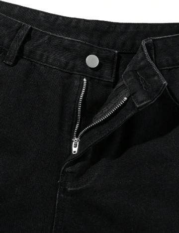 Pantaloni scurti SHEIN, negru