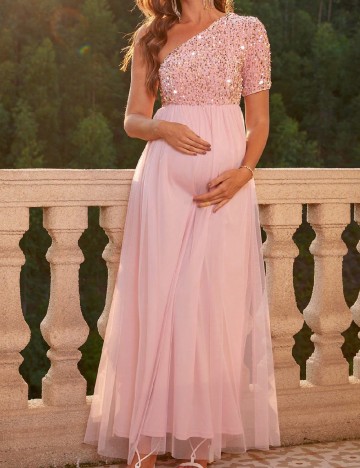 Rochie lunga SHEIN Maternity, roz