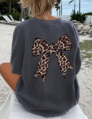 Tricou Shein Kids, gri