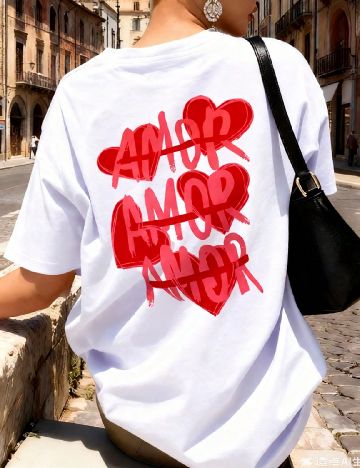 Tricou SHEIN, alb