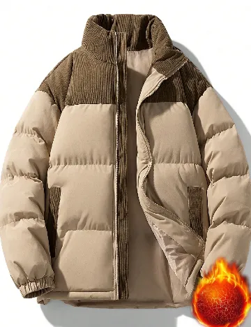 Geaca SHEIN Plus Size Men, maro