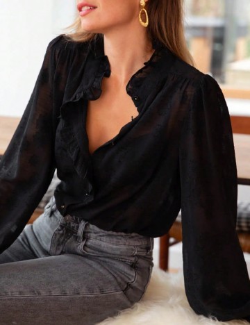 Camasa SHEIN, negru