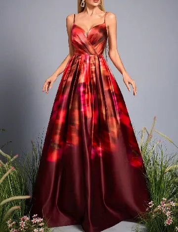 Rochie lunga Mgiacy, mix culorim