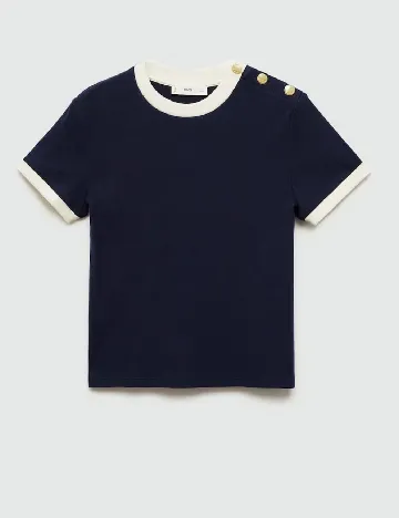 Bluza Mango, bleumarin inchis