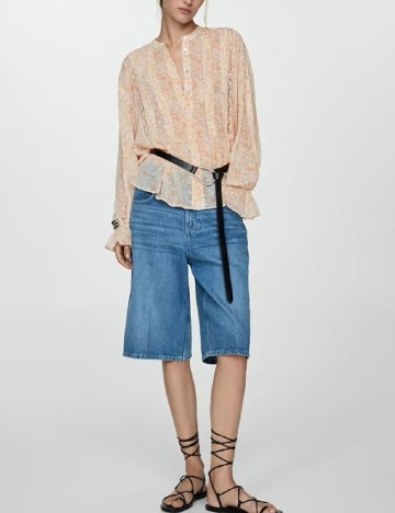 Camasa Mango, floral print