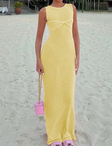 Rochie lunga SHEIN, galben