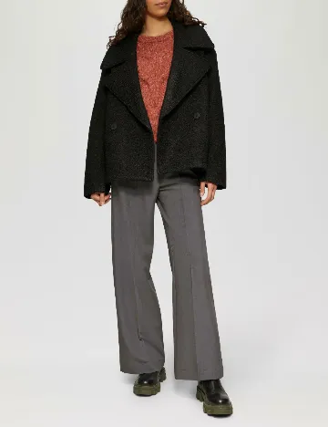 Jacheta Oversize Q/S, negru