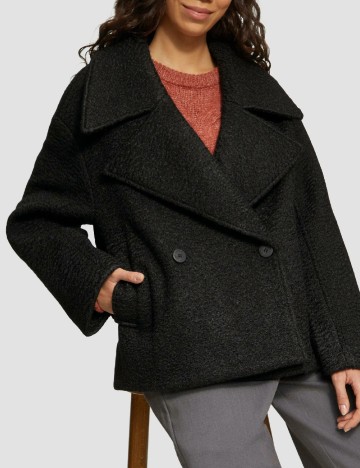 Jacheta Oversize Q/S, negru