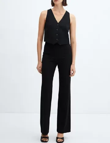 Pantaloni Mango, negru
