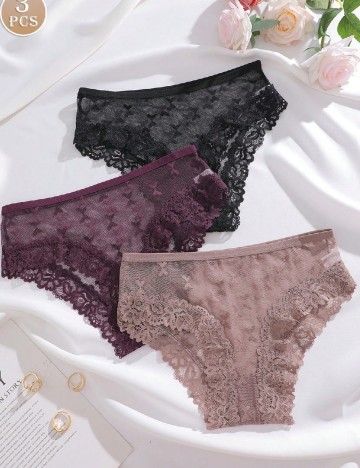 Set chiloti 3 bucati SHEIN, mix culori