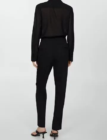 Pantaloni Mango, negru