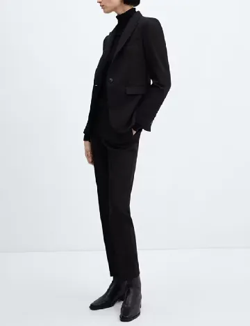 Pantaloni Mango, negru