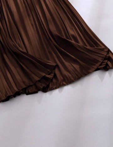 Rochie lunga SHEIN CURVE, maro