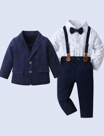 Costum Shein Kids, albastru