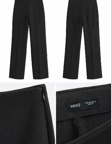 Pantaloni Mango, negru