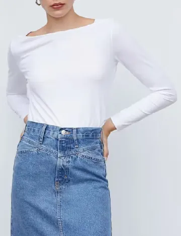 Bluza Mango, alb