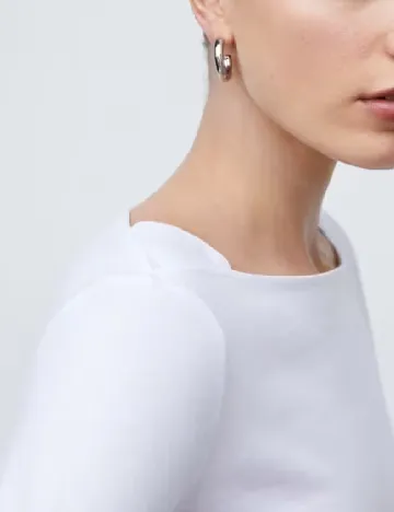 Bluza Mango, alb